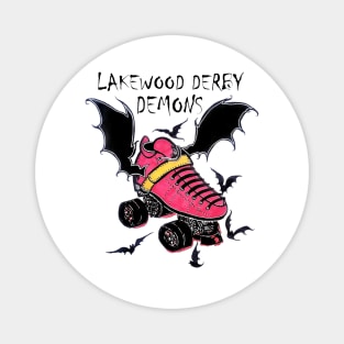 Lakewood Derby Demons Logo Magnet